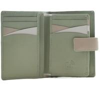 Mala Leather Kora Collection Portefeuille en cuir RFID 3701_45, Vert, One Size, Moderne