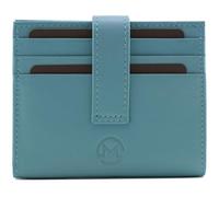 Mala Leather Origin Collection Porte-cartes en cuir RFID 1054_5, turquoise, Taille unique, Moderne