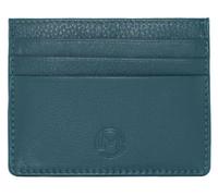 Mala Leather Origin Collection Porte-cartes en cuir RFID 636_5, bleu sarcelle, Taille unique, Moderne