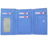 Mala Leather Origin Collection Portefeuille en cuir RFID 3698_5, blueberry, Taille unique, Moderne