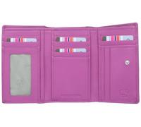 Mala Leather Origin Collection Portefeuille en cuir RFID 3698_5, rose, Taille unique, Moderne