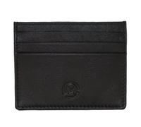 Mala Leather Origin Porte-cartes en cuir avec poche zippée - Blocage RFID fin avec 3 emplacements pour cartes et poche centrale - Véritable sac à main minimaliste pour cartes et pièces de monnaie