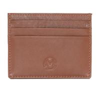 Mala Leather Origin Porte-cartes en cuir avec poche zippée - Blocage RFID fin avec 3 emplacements pour cartes et poche centrale - Véritable sac à main minimaliste pour cartes et pièces de monnaie