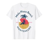 Mala Plaza Beach Ulcinj Monténégro T-Shirt