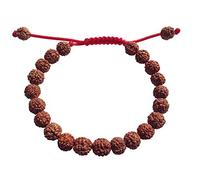 Mala tibétain Rudraksha Mala/bracelet pour la méditation, Bois, doré, taille unique