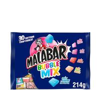 MALABAR - Bonbons Bubble Mix Fruités, Plaisir Gourmand et Texture Fondante (Sachet 214g) - Le lot de 4