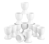 MALACASA 12pcs Coquetier Oeuf en Porcelaine, Tasse à Oeufs Petit Dejeuner