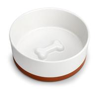 MALACASA Gamelles pour chien, Gamelles en céramique pour nourriture et eau pour chiens de grande taille, Bol pour animaux de 6 tasses pour chiens de grande taille (L-6 tasses)