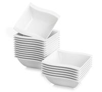 Malacasa Série FLORA 18pcs Service Bol Céréales Soupe Porcelaine Petit Déjeuner 14*14,5*5,5cm Céramique