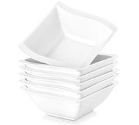 Malacasa Série FLORA 6pcs Service Bol Céréales Soupe Porcelaine Petit Déjeuner 14*14,5*5,5cm Céramique