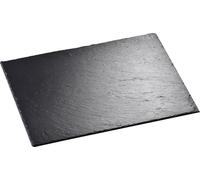 MALACASA, Série Nature.Slate, 1-pièce Set Plateau à fromage en ardoise, Plateau de service, 40 x 30 x 0,5 cm