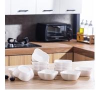 Malacasa Série Ramekin 12pcs Bol à Sauce Ramequin Moule à Soufflé Crème Brulée Muffin Porcelaine 3""/7.3*7.3*3cm Petit!