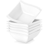 MALACASA Set de bols, série Flora, 6 pcs. bols en porcelaine, bol à céréales, bol à riz pour 6 personnes