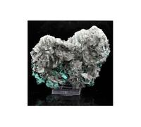 MALACHITE + BARYTE en provenance du Congo, Lubumbashi - Pierre Naturelle de Guérison et Protection - 1551.5 ct - Certificat d'Authenticité Inclus 115 x 80 x 30 mm G