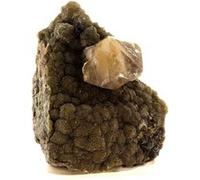 MALACHITE + CERUSITE en provenance de CONGO, Kolwezi mining district - Pierre Naturelle Rare et Unique, Cristaux Verts et Blancs 600.0 ct - Certificat d'Authenticité Inclus 70 x 53 x 40 mm G