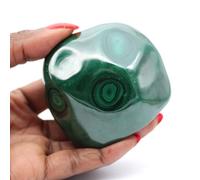 Malachite d'ornement de 250 grammes et 70 millimètres, Minéral Malachite du Congo-Kinshasa, Minéral 100% Naturel, Edition Exclusive, Pierre de Collection, Minéral de créativité