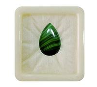 Malachite naturelle 55Carat, pierre précieuse en vrac calibrée, cabochon en forme de poire, guérison des chakras, signe du zodiaque Capricorne, 2 Carat