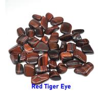 Malachite Naturelle En Vrac De Charbon Pour La Guérison,Citroreiki,Pierre Précieuse Polie,Décoration D'aquarium,Matériel Pour Bijoux - Type Red Tiger Eye-50g