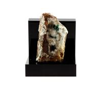 MALACHITE + QUARTZ - Pierre Naturelle en Provenance de France, Séronais, Ariège Pierre de guérison, protection, énergie positive 1405.1 ct -