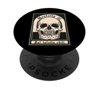 Malade Mental mais complètement détendu - Skill Smoking Pipe Rocker PopSockets PopGrip Adhésif