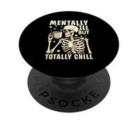 Malade Mental mais Totalement détendu PopSockets PopGrip Adhésif