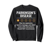 Maladie de Parkinson 1 étoile Notation drôle de Sensibilisation Parkinson Sweatshirt