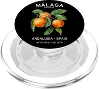 Málaga Costa Del Sol Oranges Art Espagnol Andalousie Espagne PopSockets PopGrip pour MagSafe