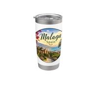 Malaga Espagne, Destinations de croisière Europe Gobelet isotherme en acier inoxydable double paroi