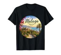 Malaga Espagne, Destinations de croisière Europe T-Shirt