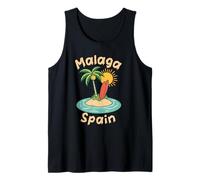 Malaga Espagne Souvenirs Espana Voyage Vacances Hommes Femmes Débardeur