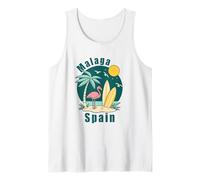 Malaga Espagne Souvenirs Espana Voyage Vacances Hommes Femmes Débardeur