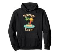 Malaga Espagne Souvenirs Espana Voyage Vacances Hommes Femmes Sweat à Capuche