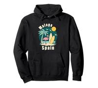 Malaga Espagne Souvenirs Espana Voyage Vacances Hommes Femmes Sweat à Capuche