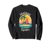 Malaga Espagne Souvenirs Espana Voyage Vacances Hommes Femmes Sweatshirt