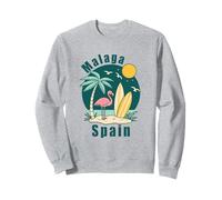 Malaga Espagne Souvenirs Espana Voyage Vacances Hommes Femmes Sweatshirt