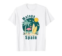 Malaga Espagne Souvenirs Espana Voyage Vacances Hommes Femmes T-Shirt