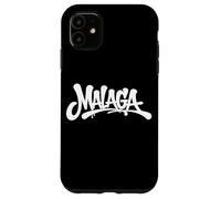 Malaga Graffiti City Street Art Handstyle Espagne Souvenir Coque pour iPhone 11