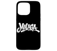 Malaga Graffiti City Street Art Handstyle Espagne Souvenir Coque pour iPhone 15 Pro Max