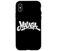 Malaga Graffiti City Street Art Handstyle Espagne Souvenir Coque pour iPhone X/XS