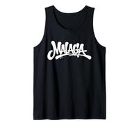 Malaga Graffiti City Street Art Handstyle Espagne Souvenir Débardeur