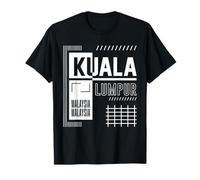 Malaisie Kuala Lumpur Célèbre Ville Asiatique Kuala Lump T-Shirt