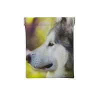 Malamute d'Alaska Bokeh Animaux Chiens Mignon, Sac de Rangement pour Femmes, Portefeuille supérieur à Presser, Petit Porte-Monnaie, Pochette de Changement