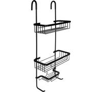 Malatec 16723 Tablette suspendue pour douche noir