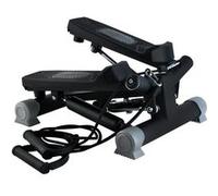 Malatec Stepper cardio fitness training avec élastiques Noir, Noir G