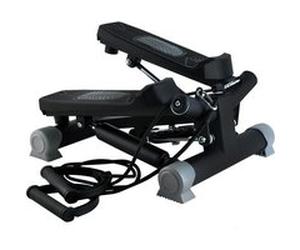 Malatec Stepper cardio fitness training avec élastiques Noir, Noir G
