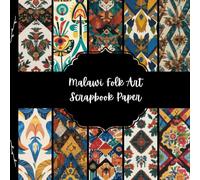 Malawi Folk Art Scrapbook Paper, African Junk Journal Paper, Travel Decorative Paper, DIY Projects, Origami, Collage Sheets, Decoupage Paper, 10 Designs, Double Sided