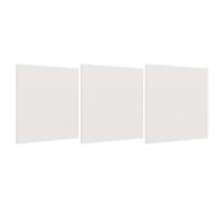 MALAX - 3 portes pour étagères, blanc