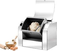 Malaxeur à Pâte Électrique Professionnel 1500W, Pétrin 5KG en Acier Inoxydable avec Minuterie 30 Min pour Boulangerie Restaurant Pizzeria - Équipement de Cuisine Commercial,7kg