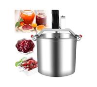 Malaxeur Électrique, Mixeur Commercial 40L, Robot Culinaire pour Fondue Assaisonnement Soupe Sauce Mélangeur Électrique en Acier Inoxydable, pour Faire de la Confiture