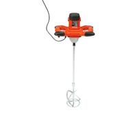 Malaxeur Mortier 1500W Mélangeur Électrique 6 Vitesses M14 EU | 6 vitesses 330-930tr/min, tige M14, boîte alu, poignée ergonomique. Mortier, ciment, plâtre, peinture, colle, enduit.